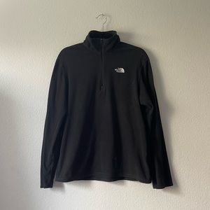 North Face Black Fleece Half-Zip Jacket